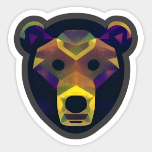 Galactic Galaxy Bear Sticker